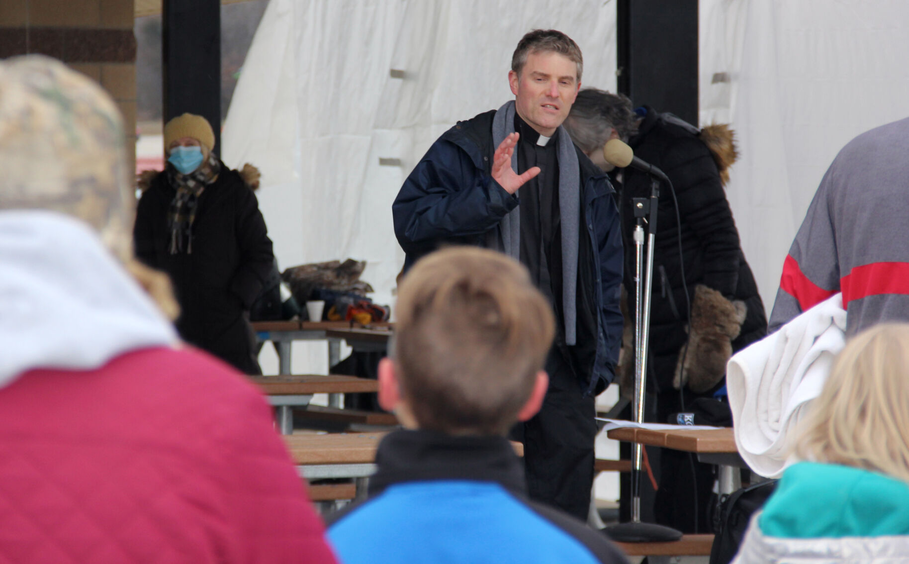 Father Tim Foy Speaks to Attendees